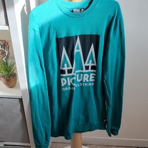 Picture Organic Clothing Men's Teal Sweater